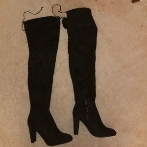 Thigh high heel boots